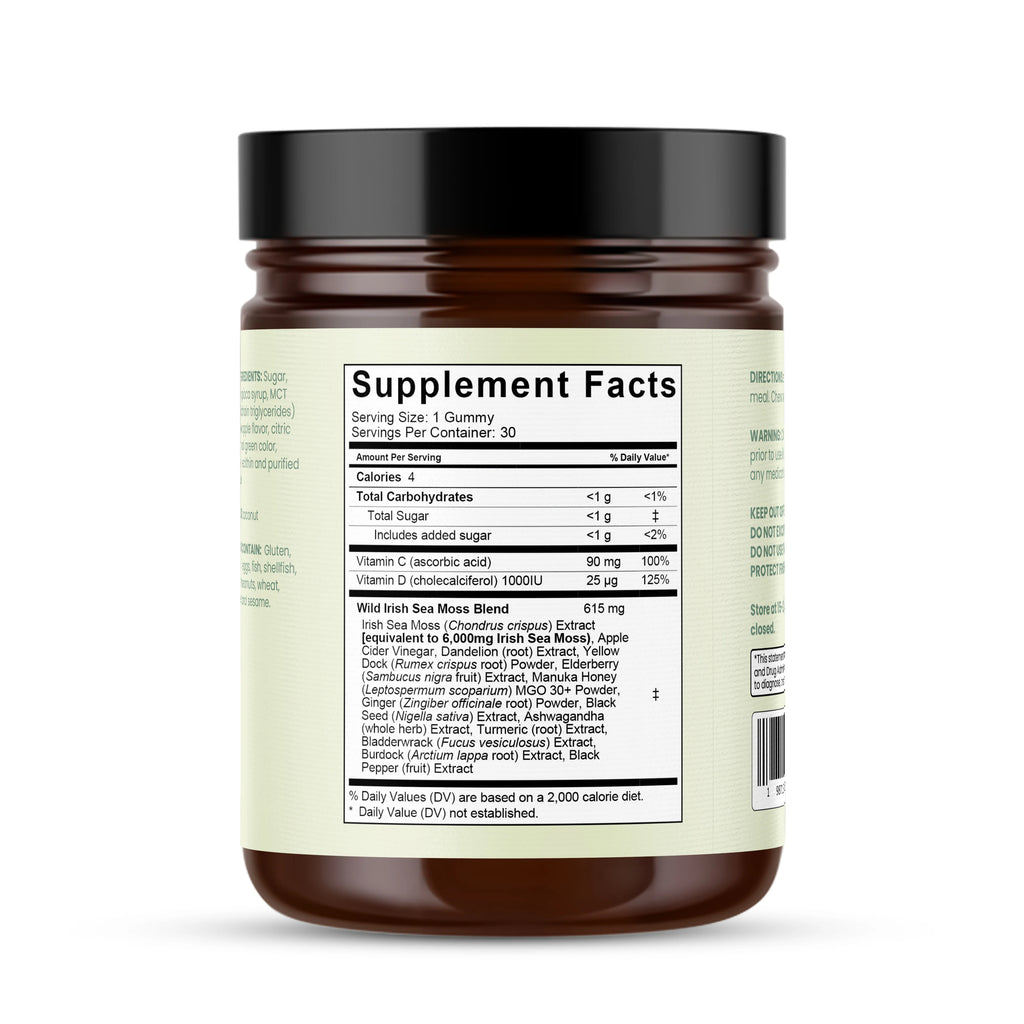 Sea Moss 16-In-1 Gummies To Clear Mucus & Restore Respiratory Health